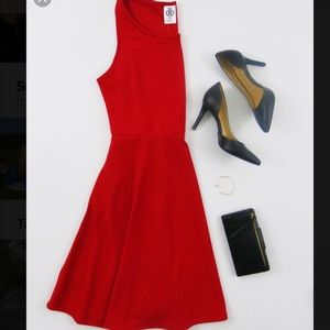 Agnes and Dora RED fisher dress